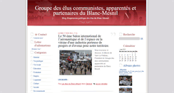 Desktop Screenshot of elus-blanc-mesnil.elunet.fr