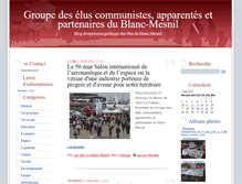 Tablet Screenshot of elus-blanc-mesnil.elunet.fr