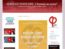 Tablet Screenshot of humain-au-coeur.elunet.fr