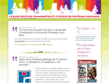 Tablet Screenshot of eluscommunistescitoyensfontenay.elunet.fr