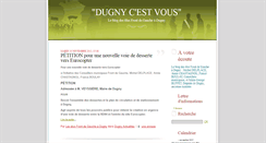 Desktop Screenshot of dugnycestvous.elunet.fr