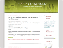 Tablet Screenshot of dugnycestvous.elunet.fr