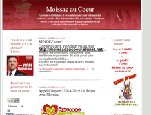 Tablet Screenshot of moissacaucoeur.elunet.fr