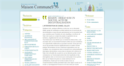 Desktop Screenshot of maisoncommunes56.elunet.fr