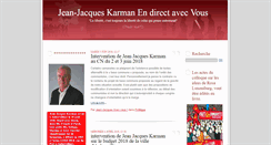 Desktop Screenshot of jeanjacqueskarman.elunet.fr