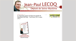 Desktop Screenshot of jean-paul-lecoq.elunet.fr