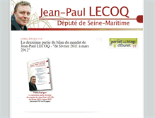 Tablet Screenshot of jean-paul-lecoq.elunet.fr